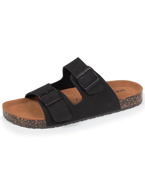 Sandali con cinturini ultracomodi, soletta in pelle isotoner - Kiabi Sandali con cinturini ultracomodi, soletta in pelle isotoner - Kiabi