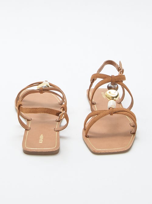 Sandali con dettagli gioiello - Kiabi