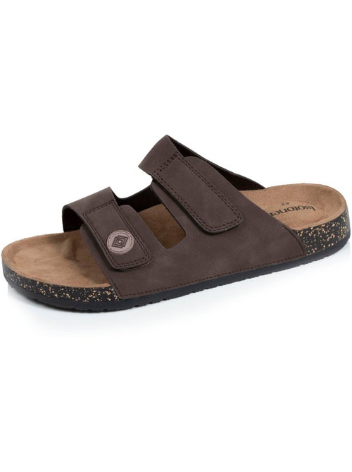 Sandali con doppi cinturini in velcro, soletta patch per il tallone  Isotoner - Kiabi