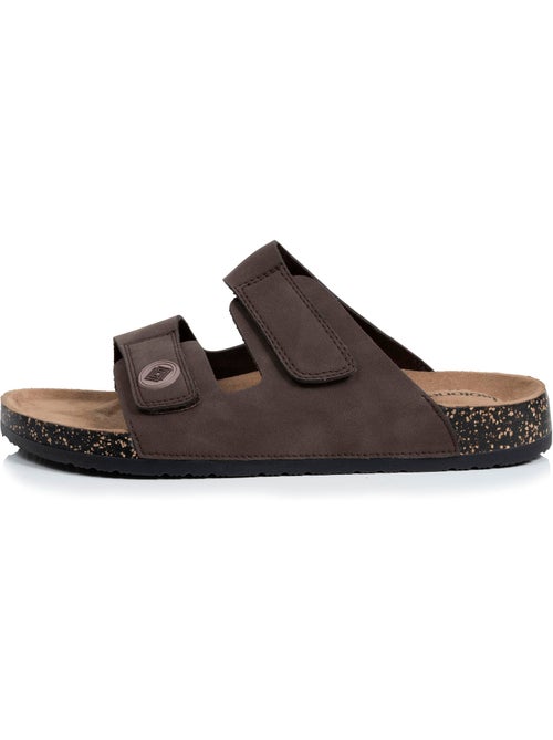 Sandali con doppi cinturini in velcro, soletta patch per il tallone  Isotoner - Kiabi