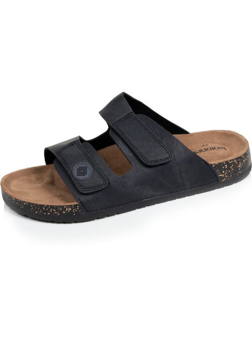 Sandali con doppi cinturini in velcro, soletta patch per il tallone  Isotoner - Kiabi