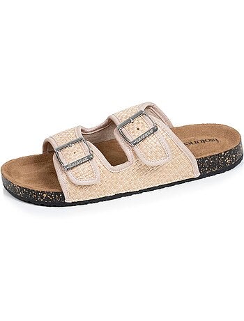 Sandali con doppi cinturini, sottopiede patch ultra confortevole Isotoner