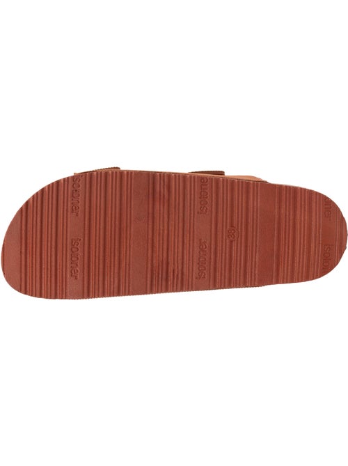 Sandali con doppi cinturini ultracomodi, sottopiede in pelle isotoner - Kiabi Sandali con doppi cinturini ultracomodi, sottopiede in pelle isotoner - Kiabi