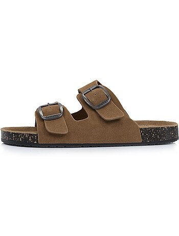 Sandali sottopiede in pelle patch everywear comfort heel isotoner