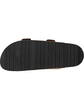 Sandali sottopiede in pelle patch everywear comfort heel isotoner