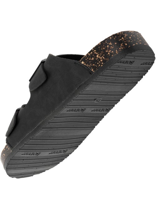 Sandali con doppi cinturini ultracomodi, sottopiede in pelle isotoner - Kiabi Sandali con doppi cinturini ultracomodi, sottopiede in pelle isotoner - Kiabi