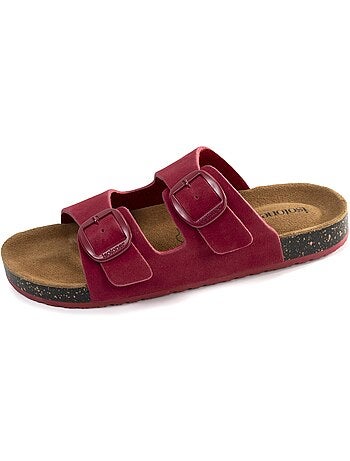 Sandali sottopiede in pelle patch everywear comfort heel isotoner