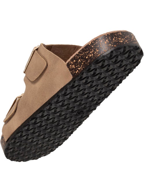 Sandali con doppi cinturini ultracomodi, sottopiede in pelle isotoner - Kiabi Sandali con doppi cinturini ultracomodi, sottopiede in pelle isotoner - Kiabi
