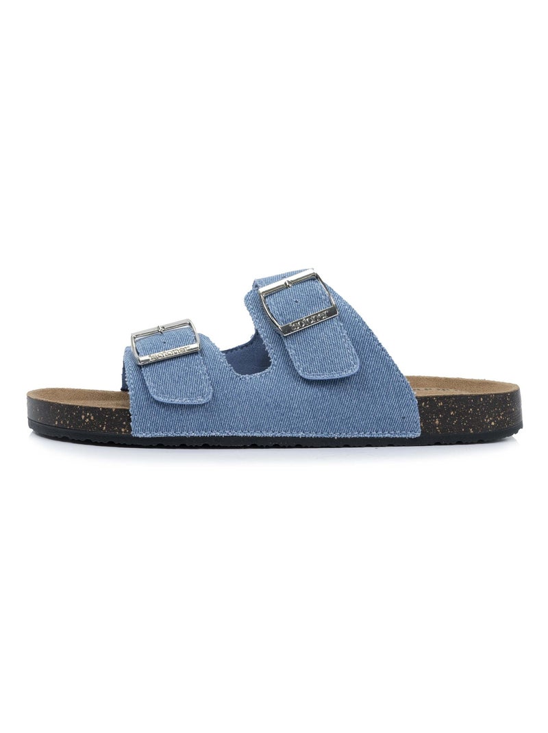 Sandali con doppie cinghie ultraconfortevoli  Isotoner Blu Blu - Kiabi