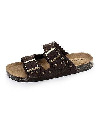 Sandali con doppi cinturini, sottopiede patch ultra confortevole Isotoner