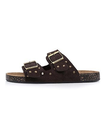 Sandali con doppi cinturini, sottopiede patch ultra confortevole Isotoner