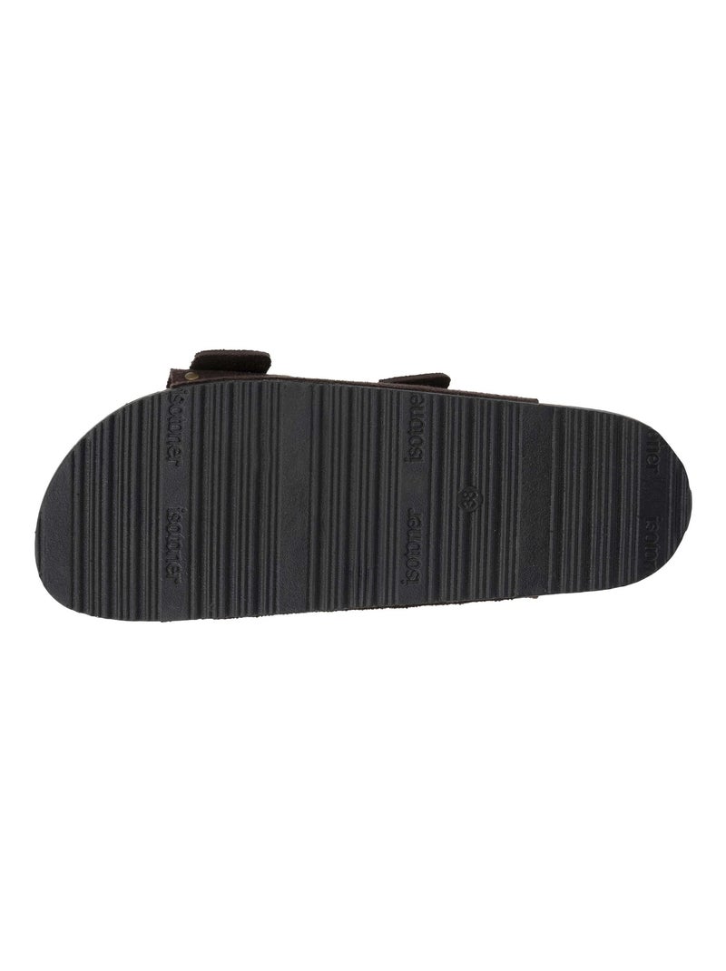 Sandali con doppie cinghie ultraconfortevoli  Isotoner Marrone cioccolato - Kiabi