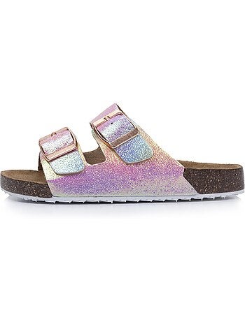 Sandali doppio cinturino, suola comoda e leggera, sandalo da spiaggia, sandalo da isotoner