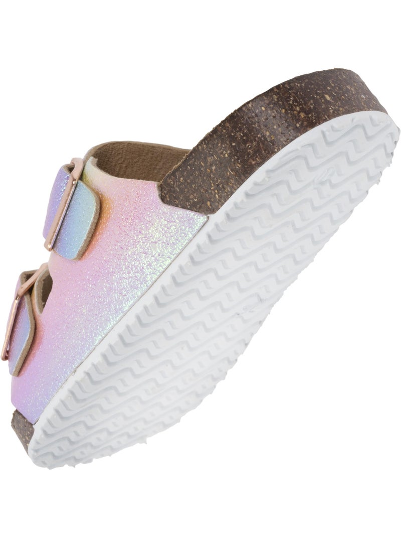 Sandali con doppie cinghie ultraconfortevoli isotoner Rosa/Multicolore - Kiabi