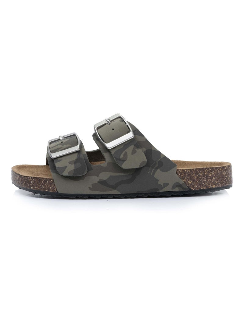 Sandali con doppie cinghie ultraconfortevoli  Isotoner Verde - Kiabi