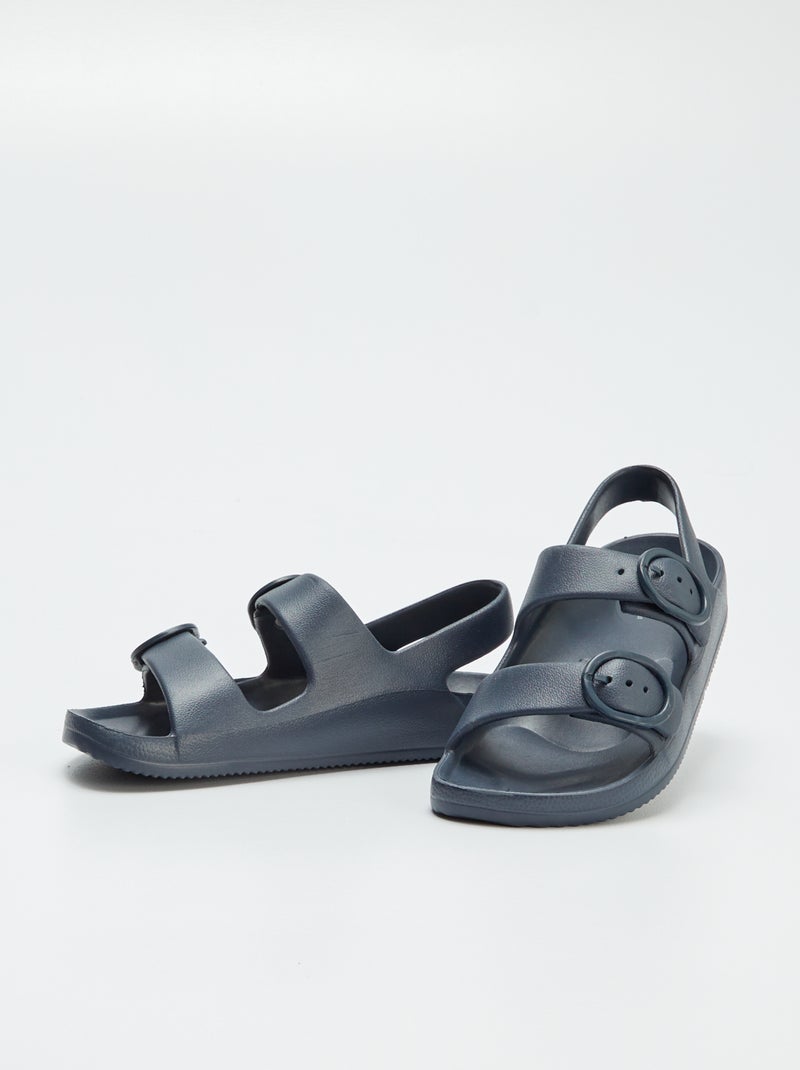 Sandali con doppio cinturino BLU - Kiabi