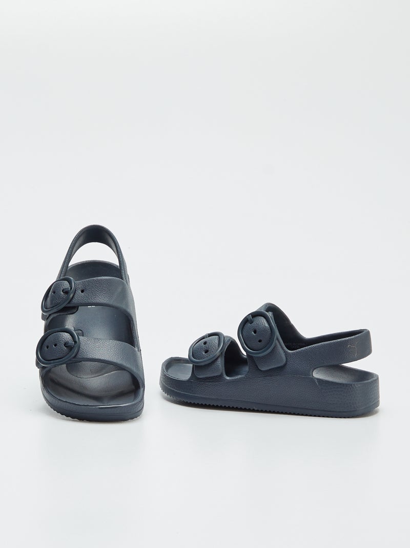 Sandali con doppio cinturino BLU - Kiabi