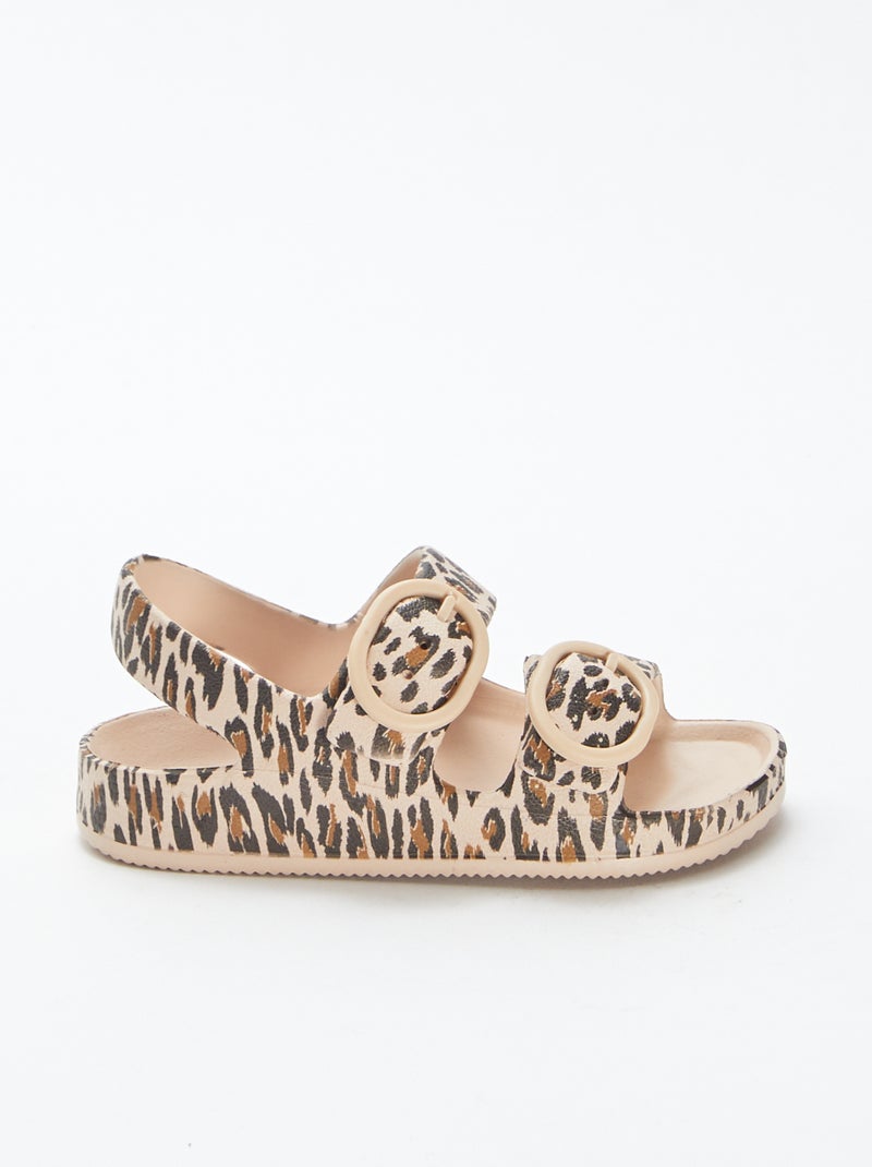 Sandali Donna Con Doppio Cinturino Regolabile - Suola Imbottita Leggera, Infradito Alla Moda Con Fibbia E Velcro, Perfetti Per Spiaggia E Relax, Slip On Estivi
