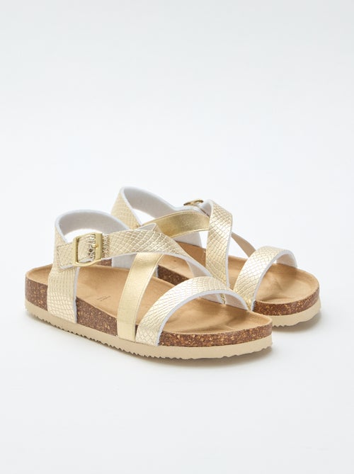 Sandali con fasce incrociate - Kiabi