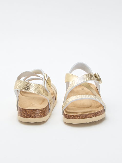 Sandali con fasce incrociate - Kiabi