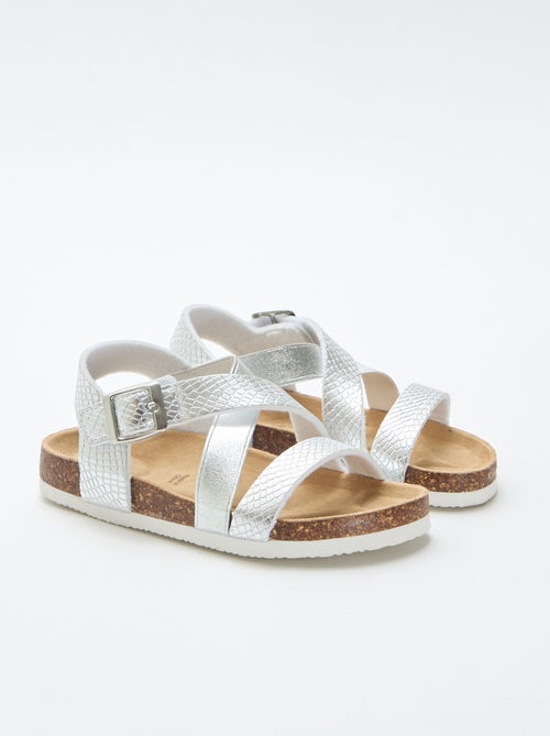 Sandali con fasce incrociate - Kiabi