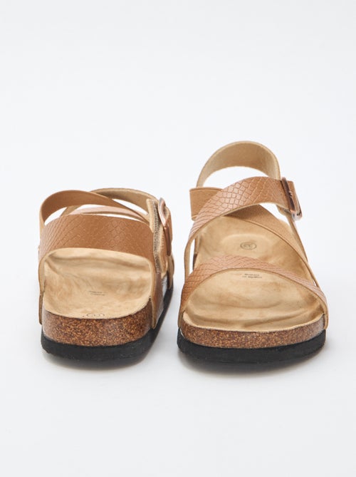 Sandali con fasce incrociate - Kiabi