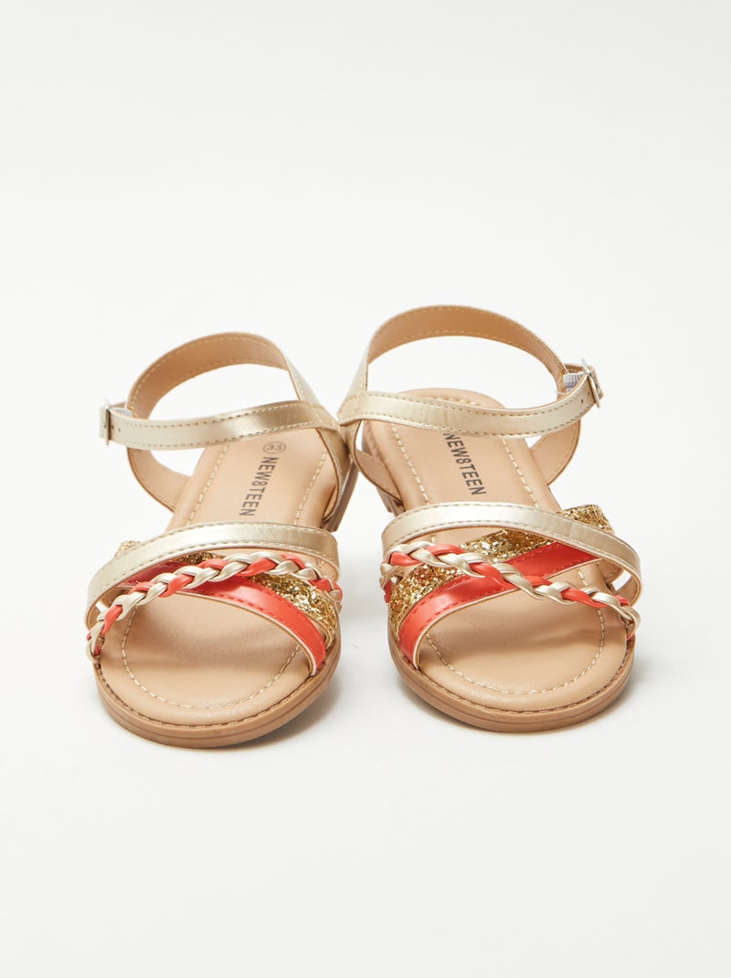 Sandali con fascette Rosa - Kiabi