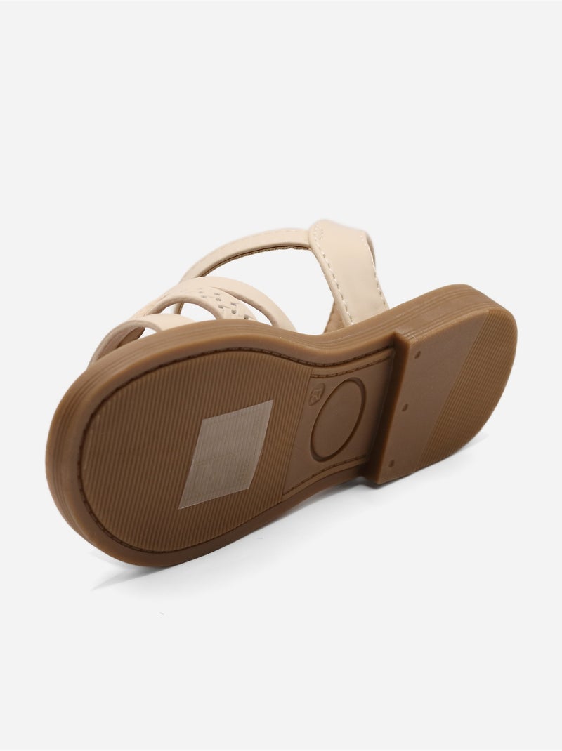 Sandali con fibbia Beige - Kiabi