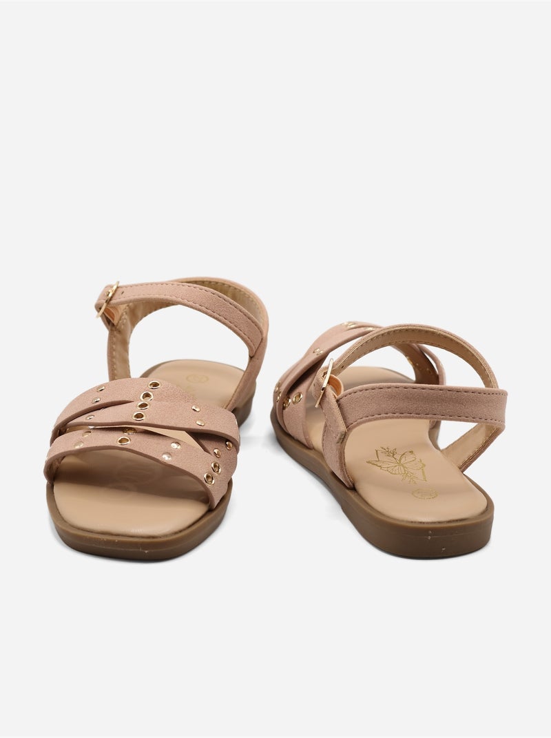 Sandali con fibbia Rosa - Kiabi