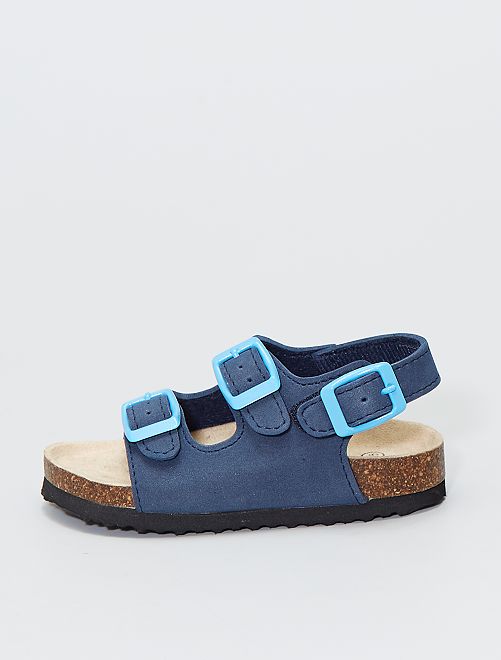 Sandali con fibbie - blu - Kiabi - 16.00€