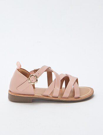 Sandali con cinturini tinta unita