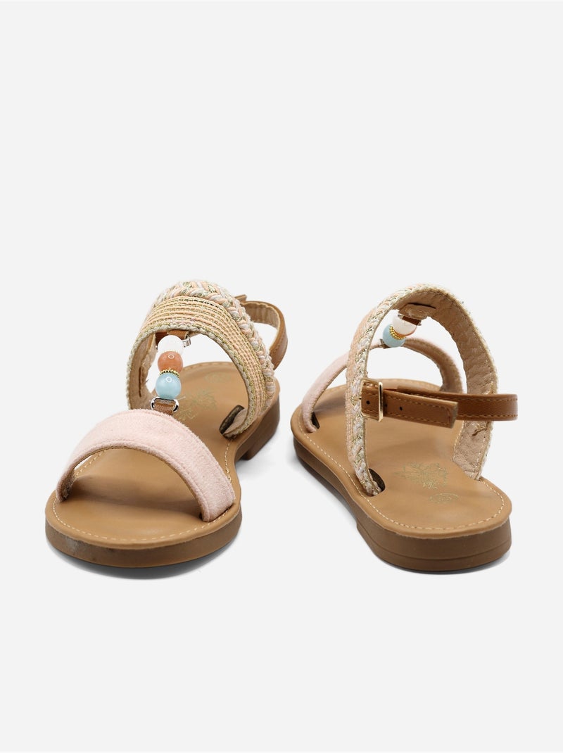 Sandali con perline Rosa - Kiabi