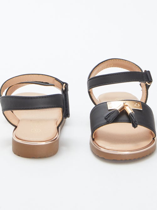 Sandali con pompon decorativi - Kiabi