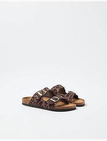 Sandali con stampa animale, MO Fashion