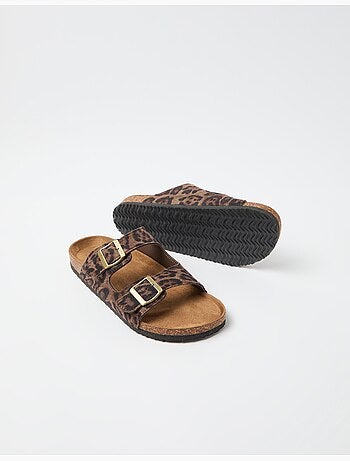 Sandali con stampa animale, MO Fashion