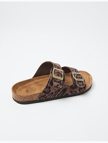 Sandali con stampa animale, MO Fashion