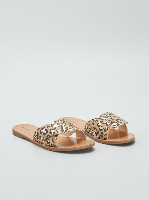 Sandali con stampa 'leopardo' - Kiabi