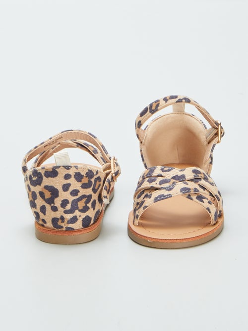 Sandali con stampa 'leopardo' - Kiabi