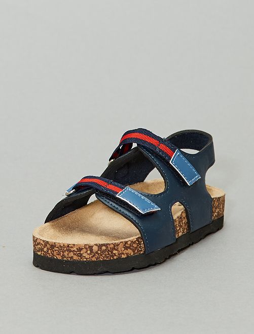 Sandali con strappi - BLU - Kiabi - 13.00€