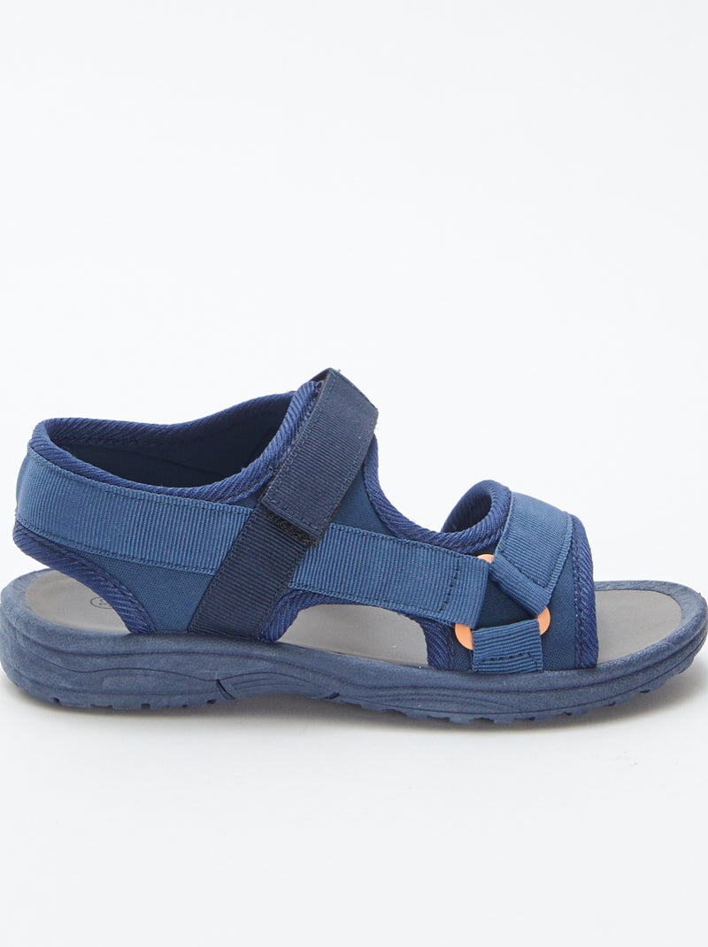 Sandali con strappi e triangolo decorativo BLU - Kiabi