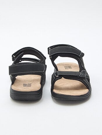 Sandali con strappo tricolore