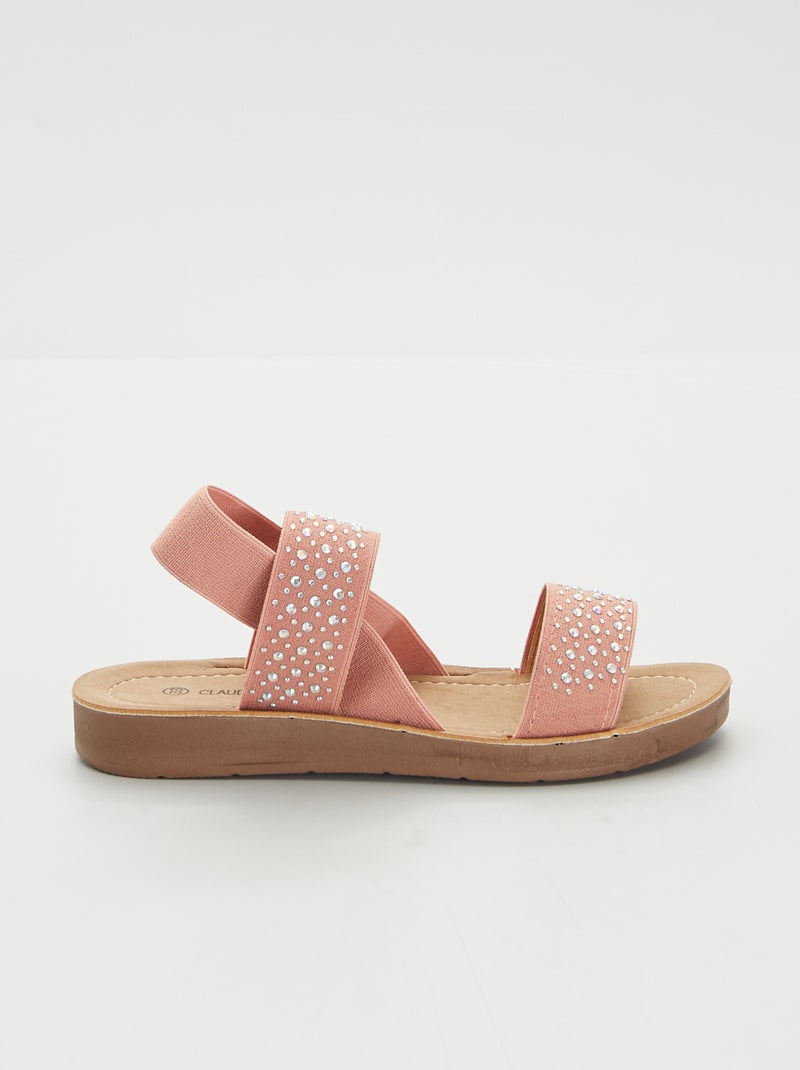 Sandali con strass ROSA - Kiabi