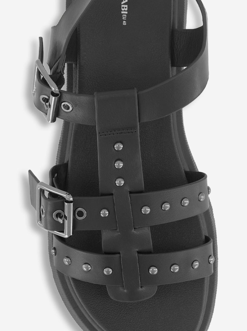 Sandali con suola platform Nero - Kiabi