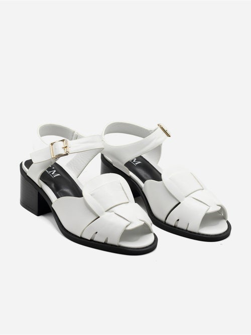 Sandali con tacco, cinturino e fibbia - Kiabi Sandali con tacco, cinturino e fibbia - Kiabi