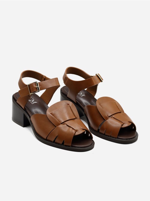 Sandali con tacco, cinturino e fibbia - Kiabi Sandali con tacco, cinturino e fibbia - Kiabi
