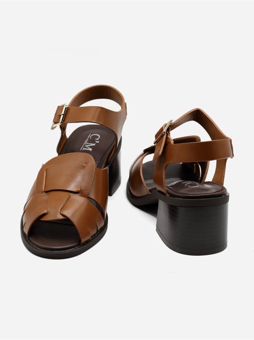 Sandali con tacco, cinturino e fibbia - Kiabi Sandali con tacco, cinturino e fibbia - Kiabi