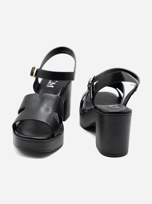 Sandali con tacco, cinturino e fibbia - Kiabi Sandali con tacco, cinturino e fibbia - Kiabi