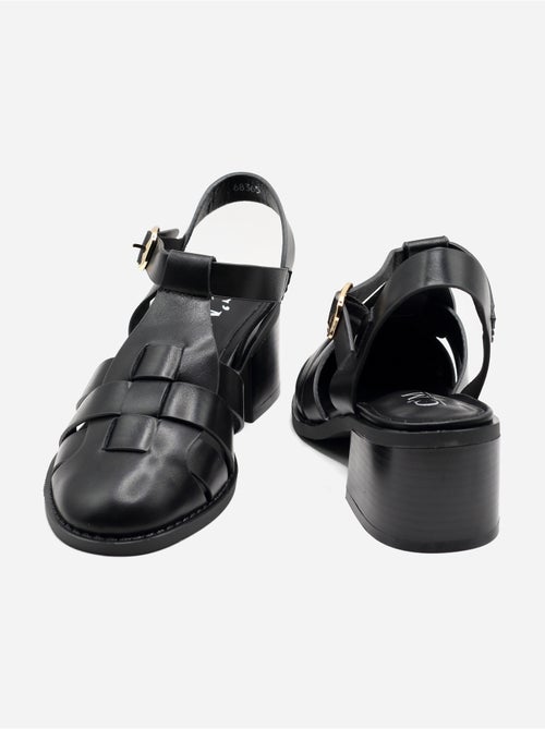 Sandali con tacco, cinturino e fibbia - Kiabi Sandali con tacco, cinturino e fibbia - Kiabi
