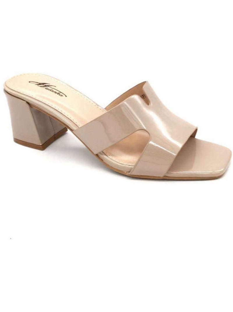 Sandali con tacco Kebello Beige - Kiabi
