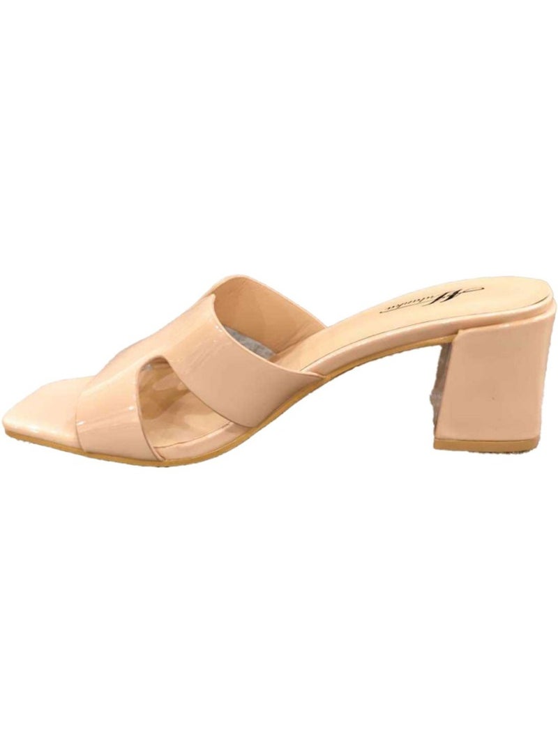Sandali con tacco Kebello Beige - Kiabi